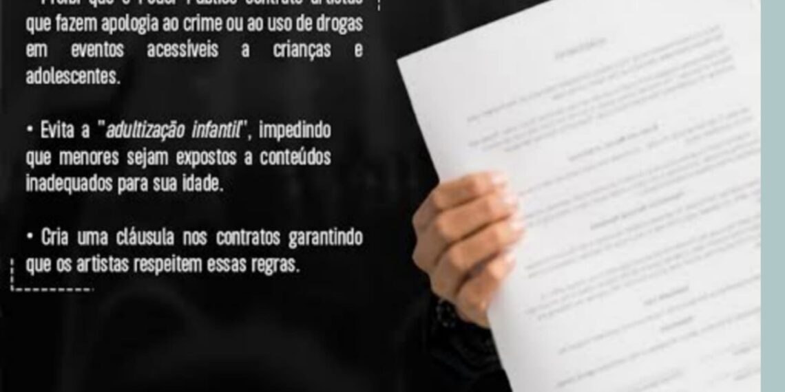 Câmara avalia projeto que proíbe contratação de artistas com histórico criminal e apologia ao crime