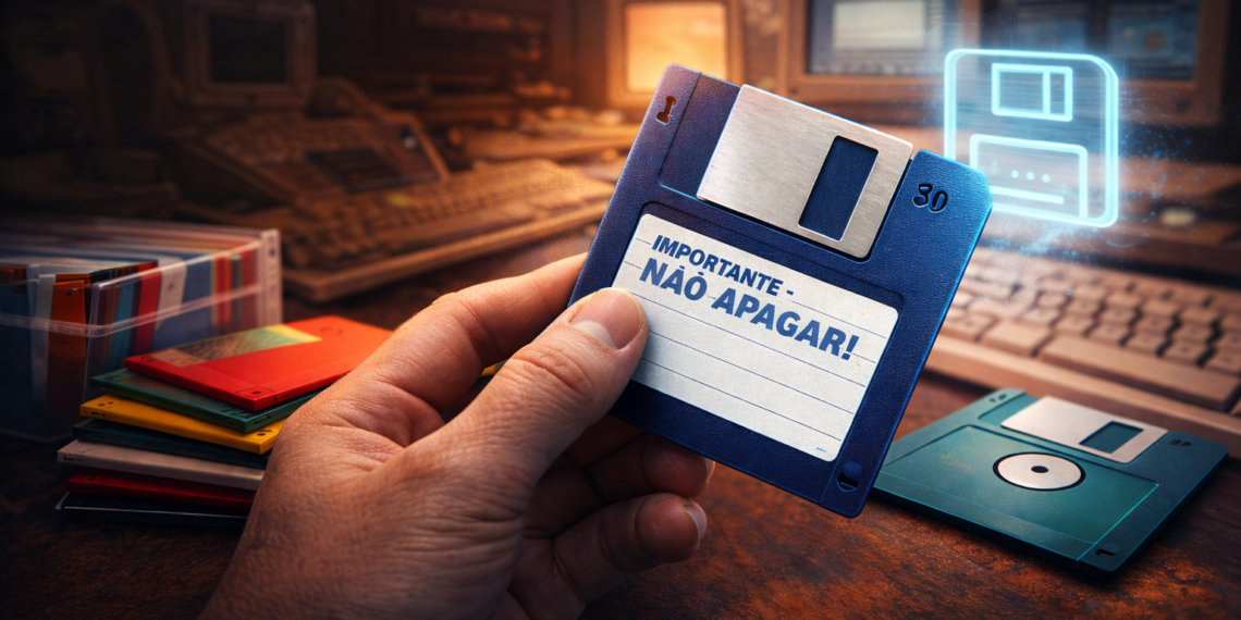 Disquete: O Pequeno Cofre de 1,44 MB