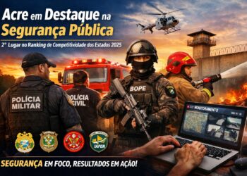 Acre ganha destaque nacional no pilar de Segurança Pública em 2025