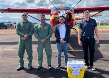 Histórico: Aeronave dos Bombeiros realiza primeiro transporte de órgãos no Acre