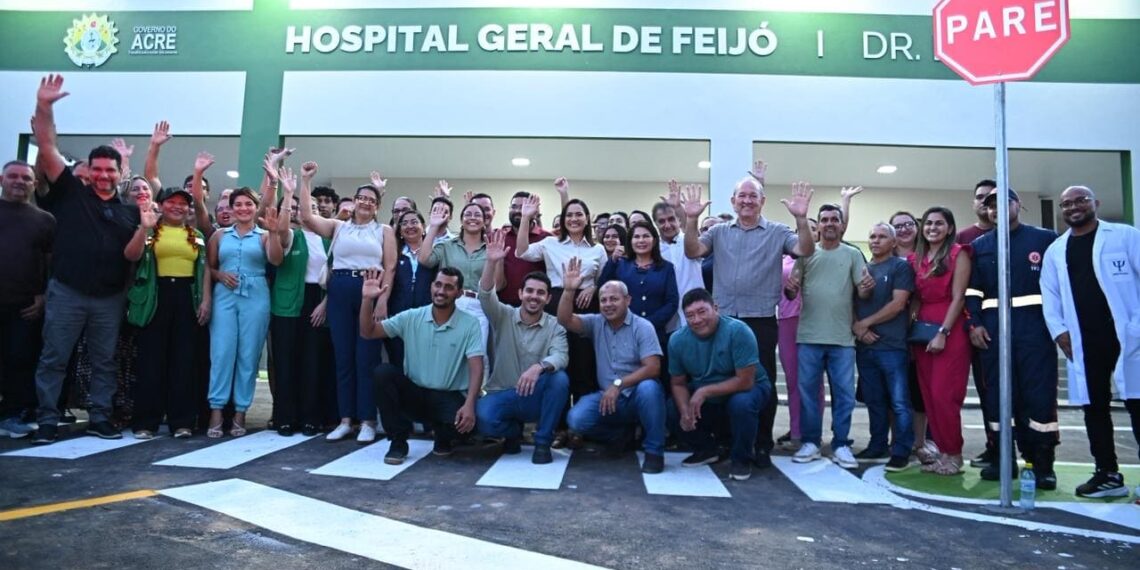 Saúde no interior: Governadora inaugura ampliação do Hospital Geral de Feijó