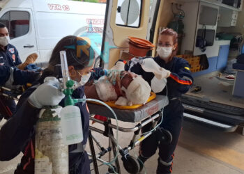 Motociclista sofre grave traumatismo craniano após atropelar adolescente em Rio Branco