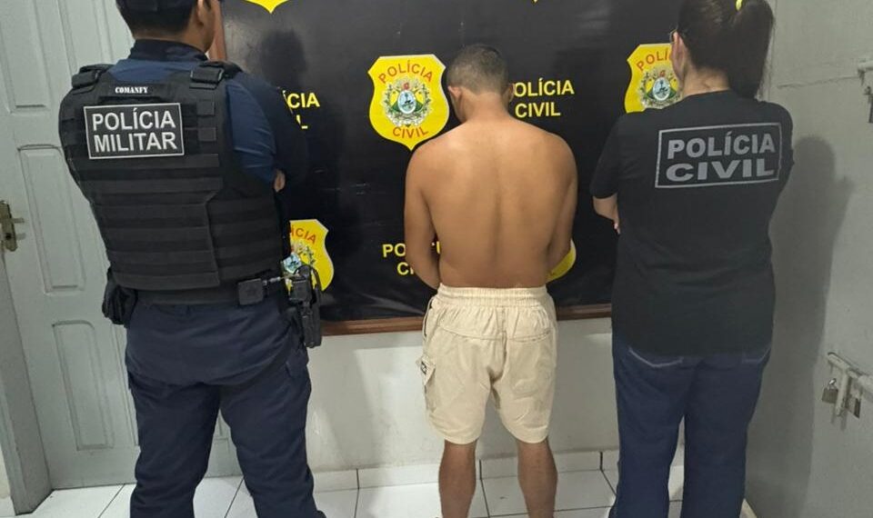 Operação conjunta das polícias Civil e Militar prenderam homem acusado de estupro de vulnerável e ameaça em Marechal Thaumaturgo