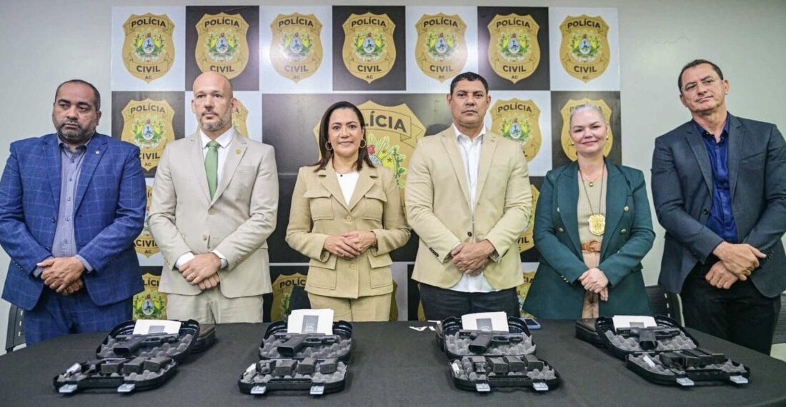 Governo do Acre investe R$ 612 mil em armamento de alta precisão e viaturas para a Polícia Civil