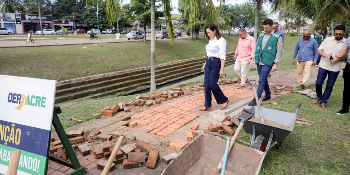 Governadora Mailza Assis verifica progresso das obras no Parque da Maternidade