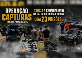 Operação Capturas realizada pela Polícia Civil asfixia a criminalidade na calha do Juruá e Envira com 23 prisões
