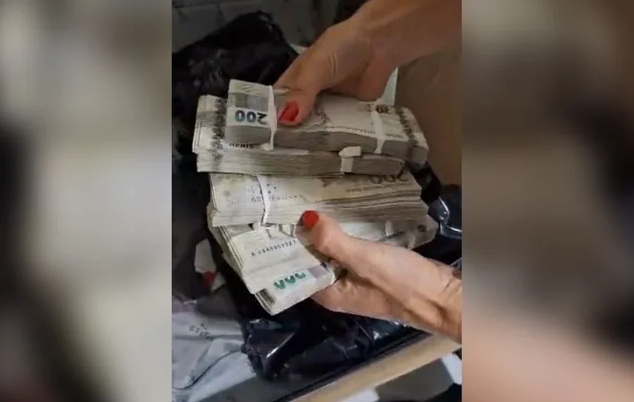 Fraude no INSS: PF acha pilhas de dinheiro em sacos de lixo. Veja vídeo
