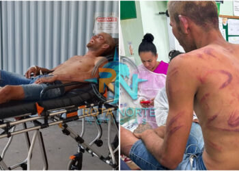Homem é brutalmente agredido por grupo em suposto “tribunal do crime”