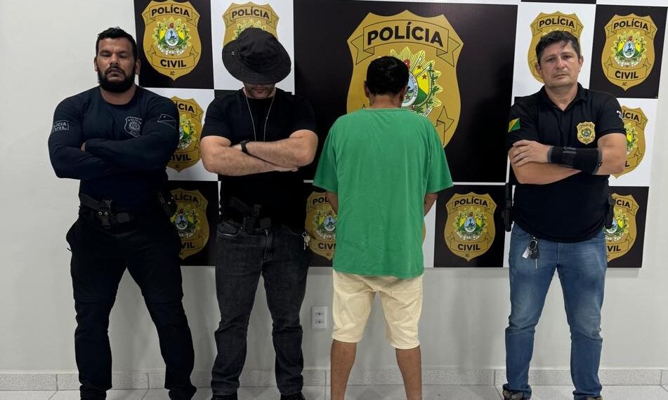 Homem foragido por estupro de vulnerável é preso pela Polícia Civil em Rio Branco