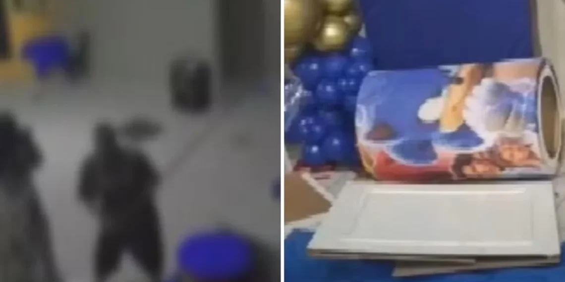 Mulher briga com a ex e festa infantil termina em pancadaria em Goiás. Veja o vídeo