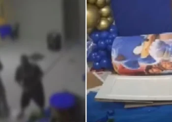 Mulher briga com a ex e festa infantil termina em pancadaria em Goiás. Veja o vídeo