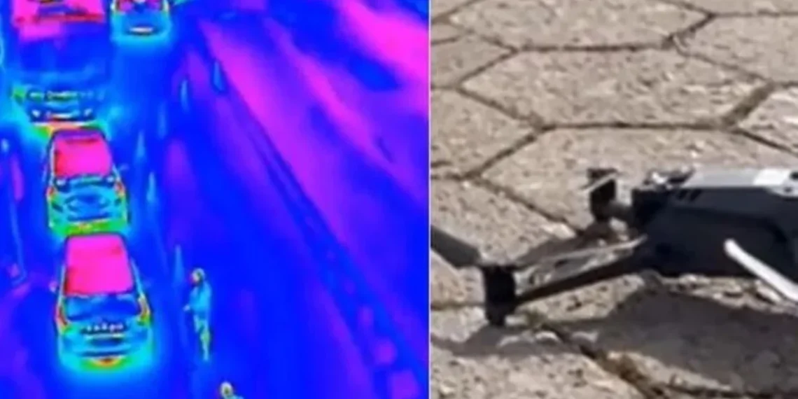 Drone com tecnologia de “calor humano” flagra motoristas bêbados