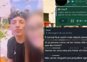 Prints expõem plano de filho e namorada para matar mãe por herança