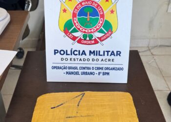 Polícias Militar e Civil apreendem motocicleta e entorpecente em Manoel Urbano
