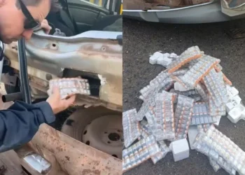 PRF apreende carga milionária de ampolas de emagrecedores em Goiás. Veja o vídeo