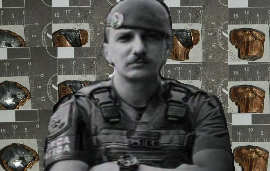 Projétil em cabeça de soldado morto era de calibre da PM, diz laudo