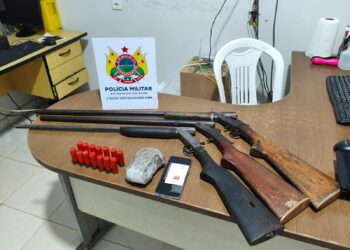 PMAC e Polícia Civil prendem três suspeitos e apreendem drogas e armas em Santa Rosa do Purus