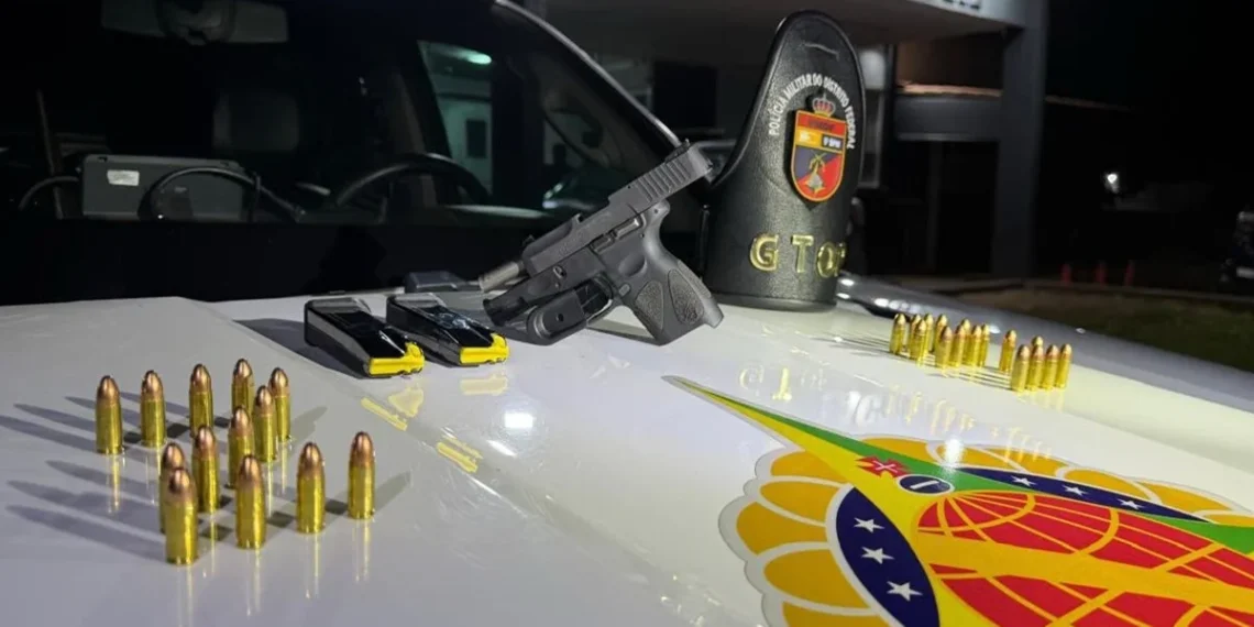 Homem que levou tiro da esposa na cabeça é CAC e dono da arma.