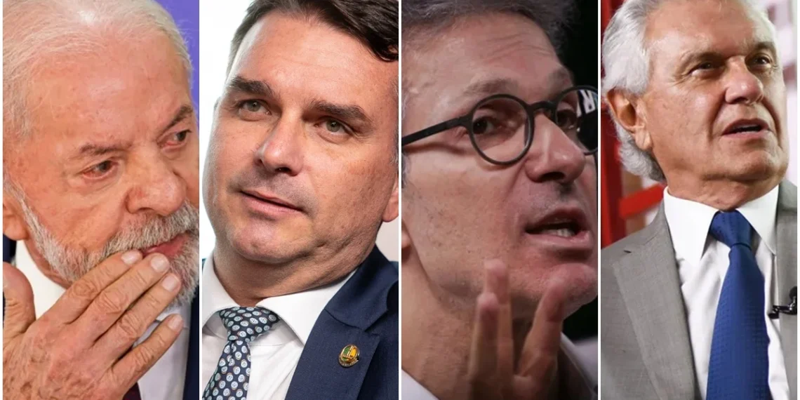 BTG/Nexus: Lula empata com Flávio, Zema e Caiado no 2º turno