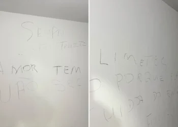 Veja o que escreveu na parede homem que matou esposa a facadas