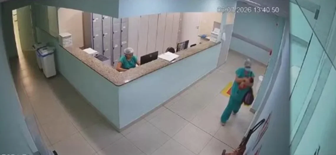 Tia impede sequestro de bebê por técnica em maternidade no Piauí. Vídeo