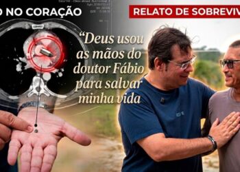 TIRO NO CORAÇÃO: “Deus usou as mãos do doutor Fábio para salvar minha vida”, relata paciente que sobreviveu a tiro no coração