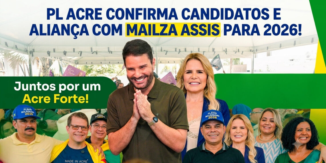 PL oficializa nomes para disputa eleitoral no Acre e chancela apoio à reeleição de Mailza Assis
