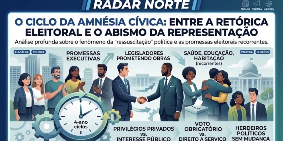 O Ciclo da Amnésia Cívica: Entre a Retórica Eleitoral e o Abismo da Representação