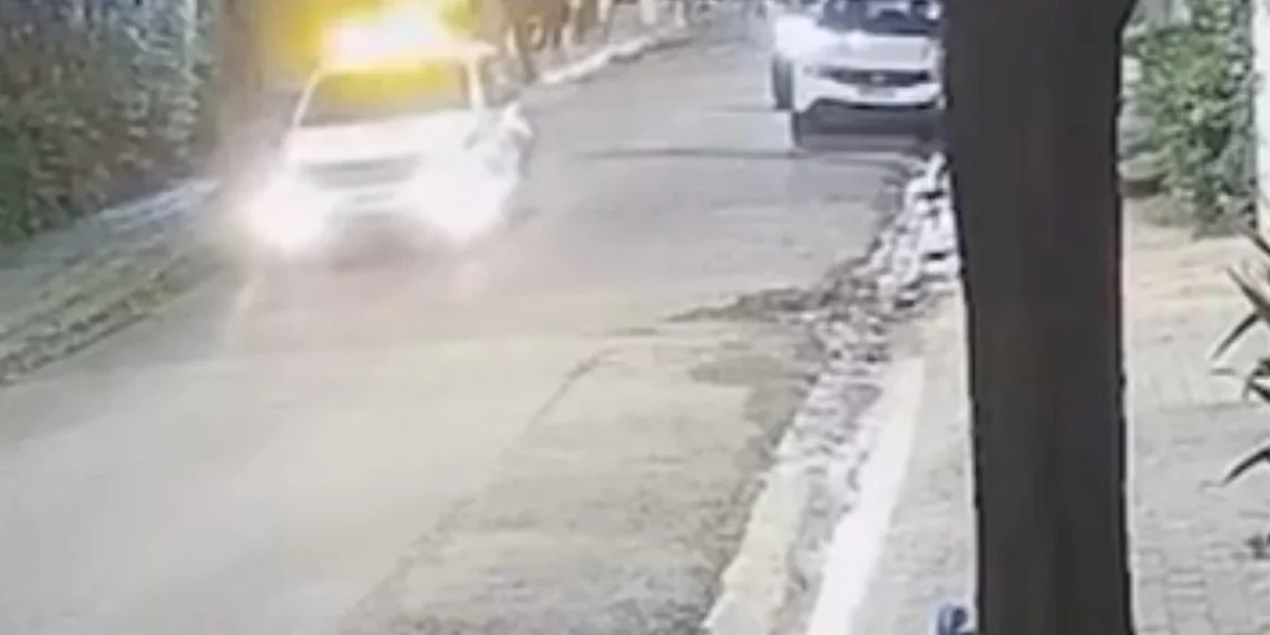 Vídeo mostra empresário da Faria Lima agredindo esposa na calçada