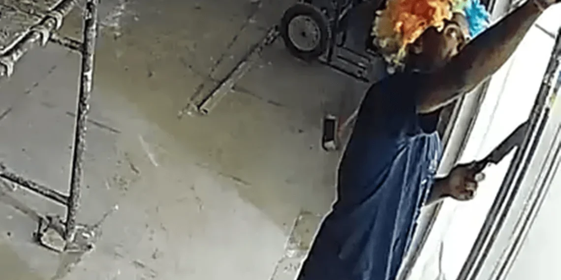 De peruca colorida e faca, “palhaço do crime” furta lojas