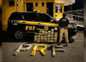 Caminhoneiro é preso com cerca de 100 kg de drogas
