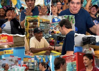 Fábio Rueda visita Mercado do Bosque, ouve comerciantes e defende investimentos em saúde