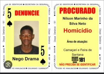 “Nego Drama”, 5 de Espadas no Baralho do Crime, morre em confronto policial