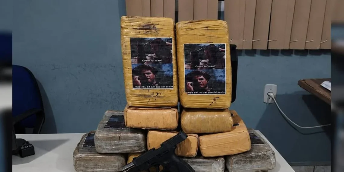 Cena de O Auto da Compadecida é estampada em maconha apreendida