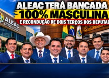 Aleac terá bancada 100% masculina e alta taxa de recondução: nenhuma mulher é eleita