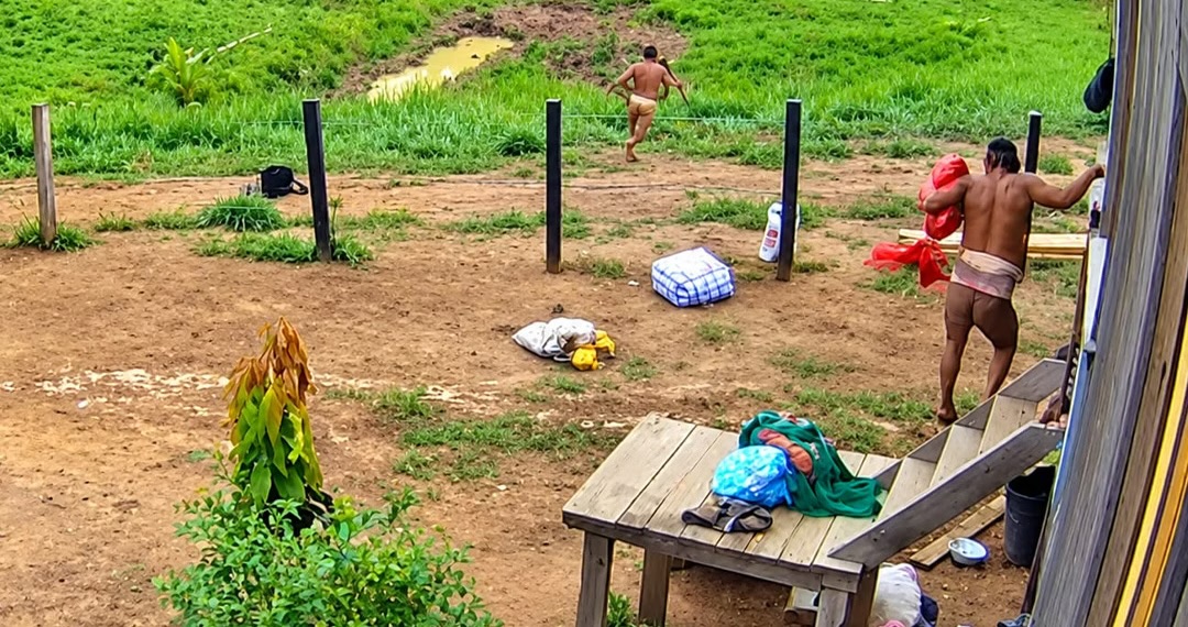 Indígenas isolados são flagrados em casa enquanto moradores trabalhavam no campo