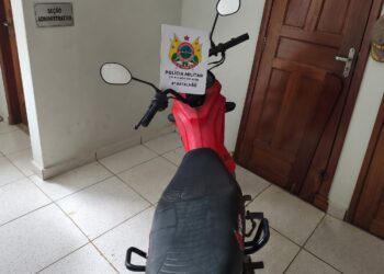 Patrulha Rural da PM encontra motocicleta com registro de roubo às margens da BR-364