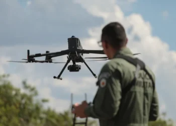 Drones que serão usados pela PM para flagrar crimes eleitorais são testados. Veja vídeo