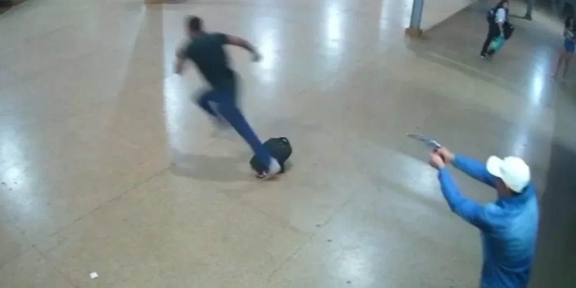Passageiro dá três tiros em motorista de ônibus após treta em rodoviária. Veja vídeo