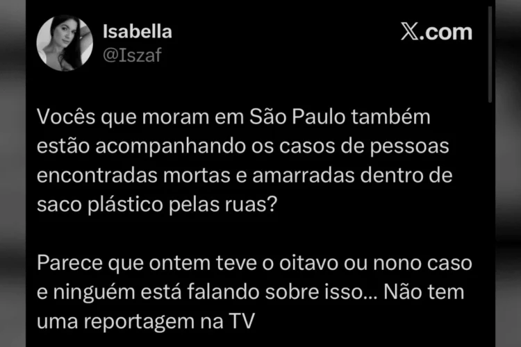 Internet teoriza sobre suposto serial killer de SP após série de homicídios