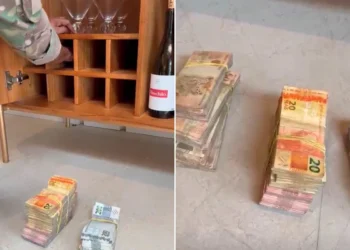 Unha e Carne: PF acha pilhas de dinheiro em adega de policial preso. Veja vídeo